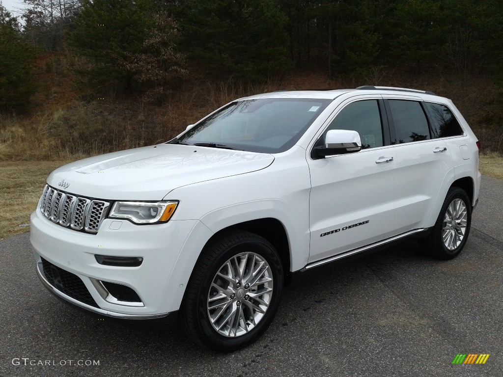 Bright White 2018 Jeep Grand Cherokee Summit 4x4 Exterior Photo #124834525