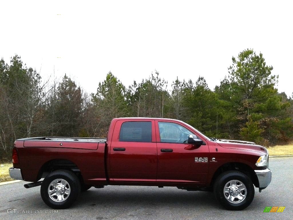 Delmonico Red Pearl 2018 Ram 2500 Tradesman Crew Cab 4x4 Exterior Photo #124835545
