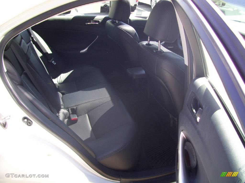 2008 IS 250 AWD - Glacier Frost Pearl / Black photo #15
