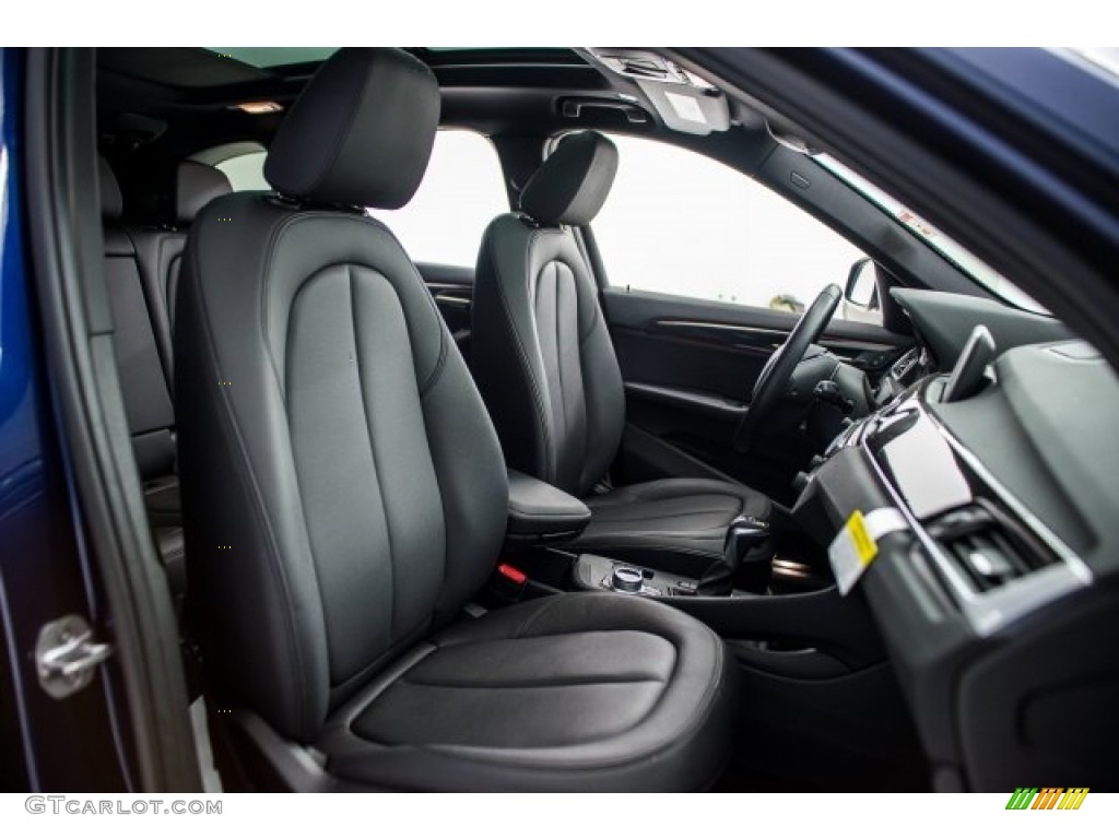 2017 X1 sDrive28i - Mediterranean Blue Metallic / Black photo #7