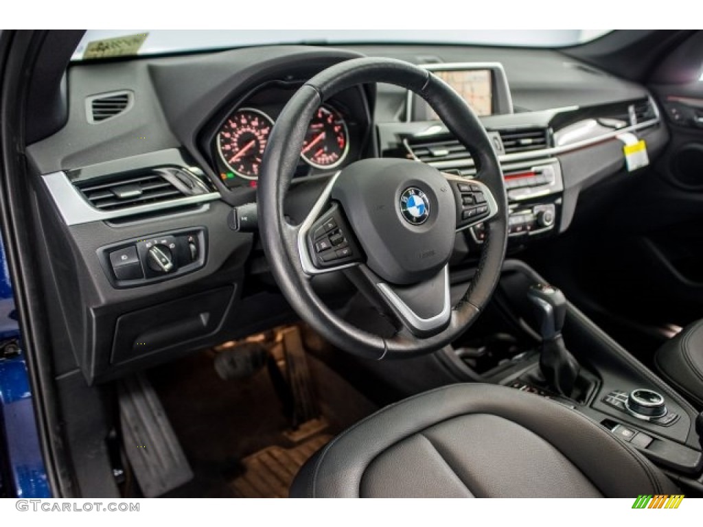 2017 X1 sDrive28i - Mediterranean Blue Metallic / Black photo #15