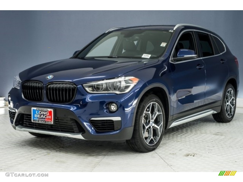 2017 X1 sDrive28i - Mediterranean Blue Metallic / Black photo #28