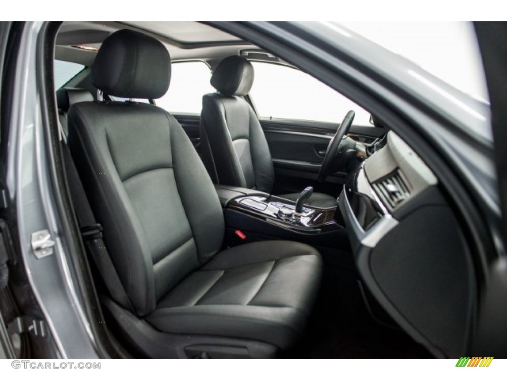 2015 5 Series 528i Sedan - Space Gray Metallic / Black photo #7