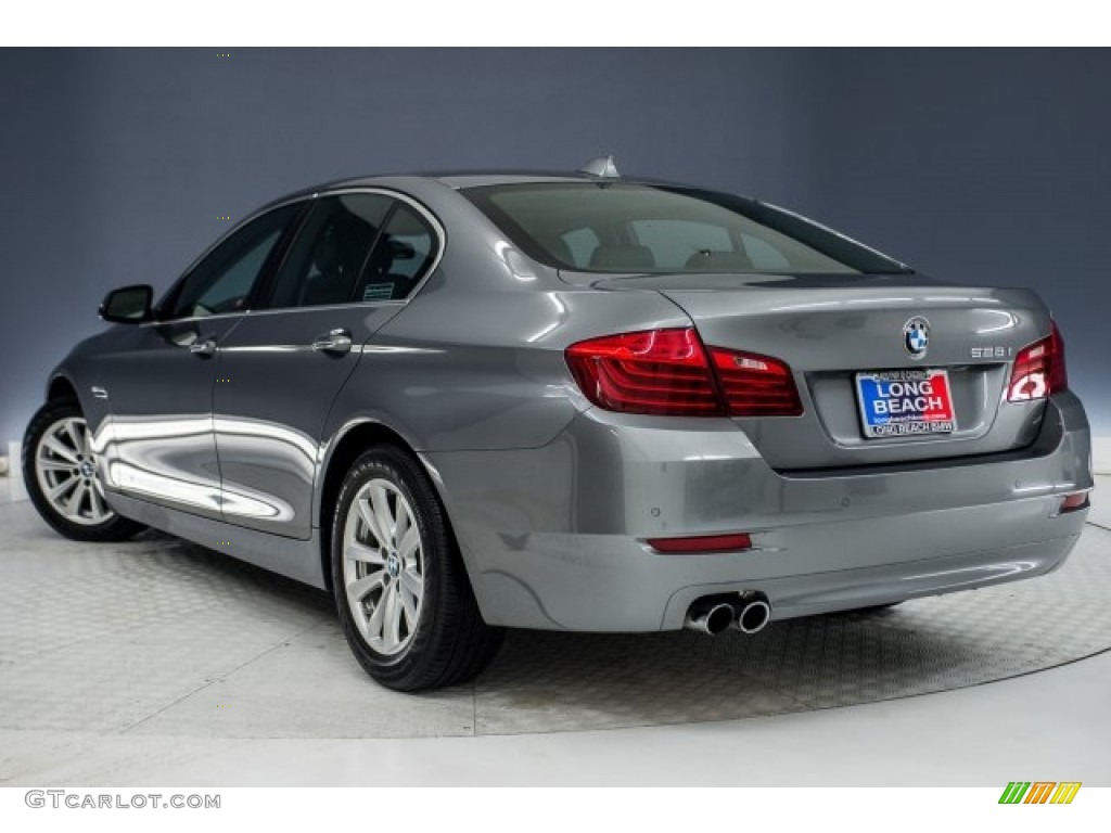 2015 5 Series 528i Sedan - Space Gray Metallic / Black photo #10