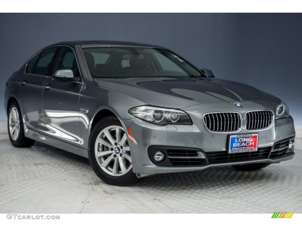 2015 5 Series 528i Sedan - Space Gray Metallic / Black photo #12