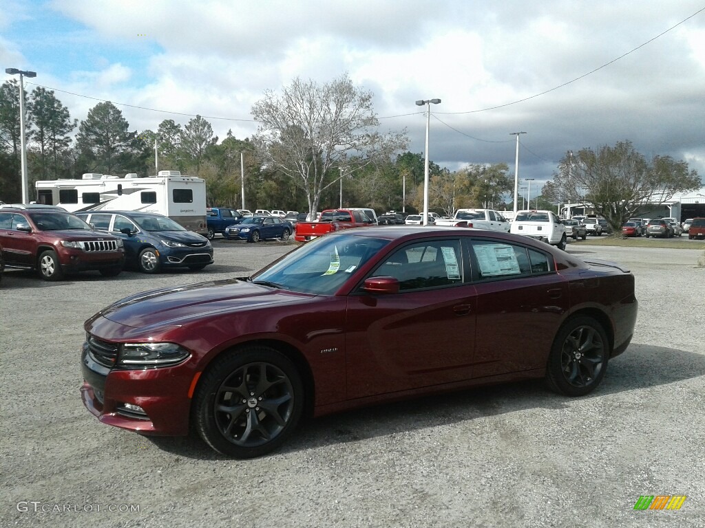 2018 Charger R/T - Octane Red Pearl / Black photo #1