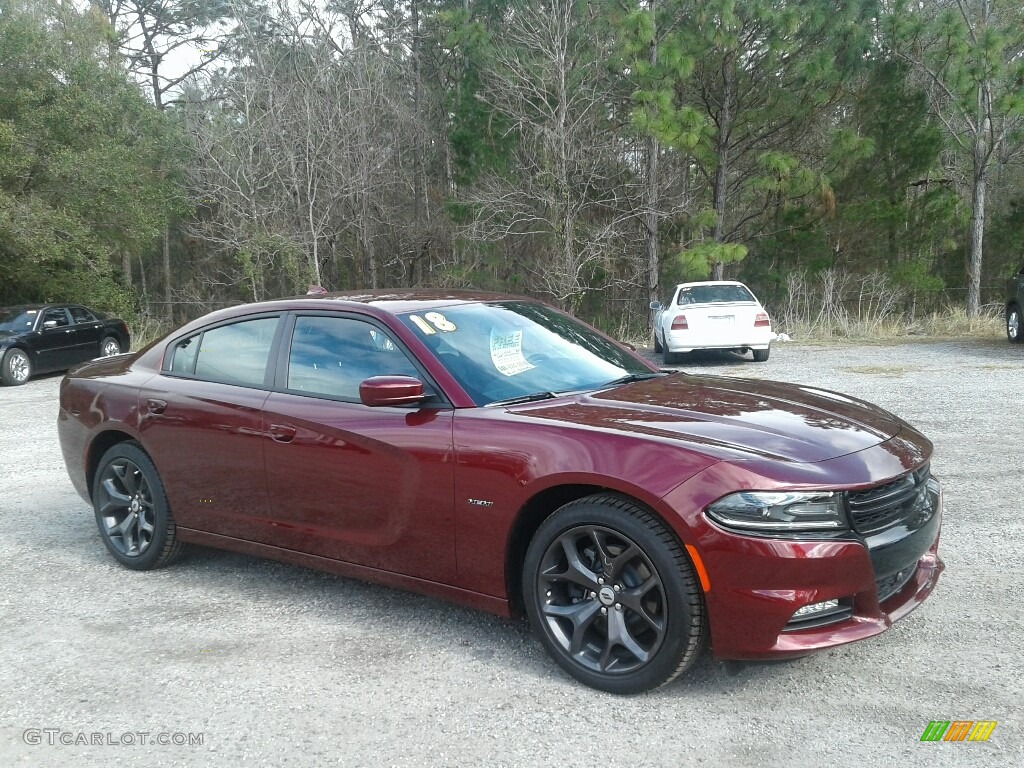 Octane Red Pearl 2018 Dodge Charger R/T Exterior Photo #124837552