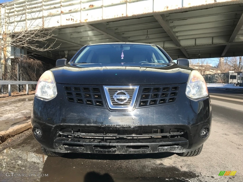 2008 Rogue S AWD - Wicked Black / Gray photo #6