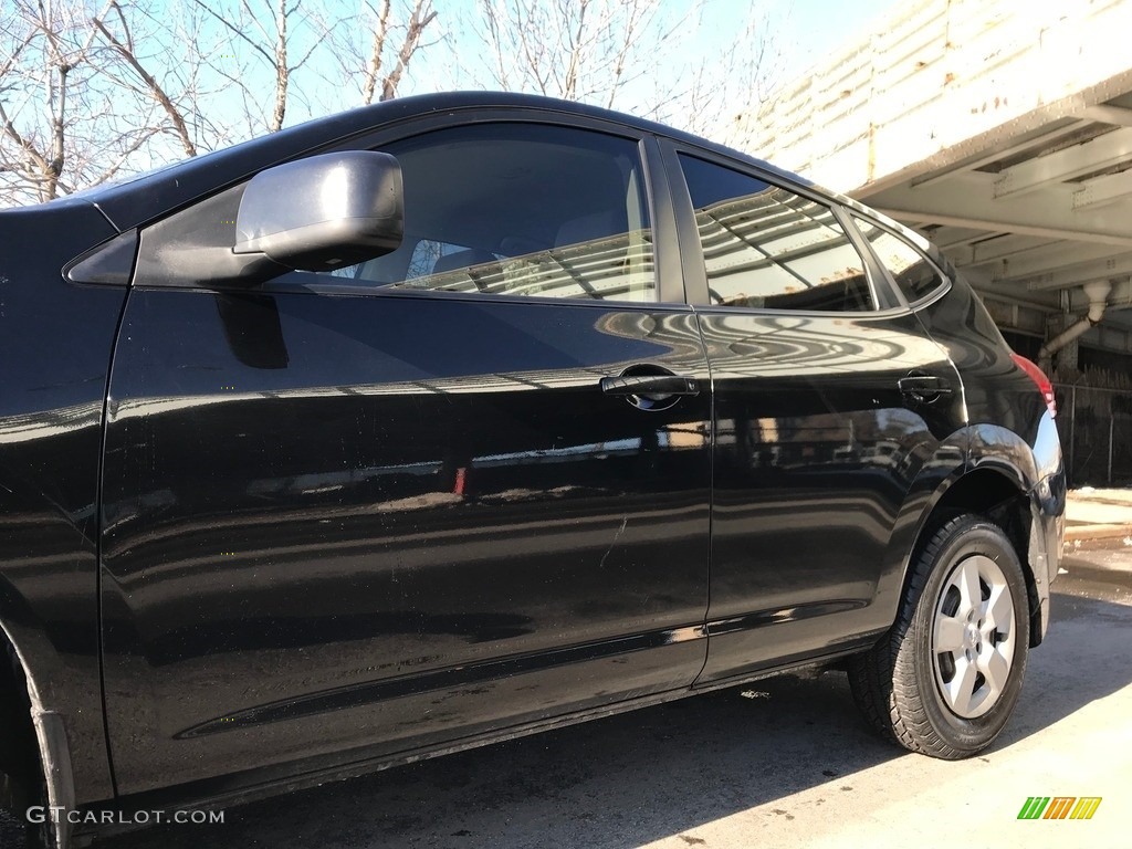 2008 Rogue S AWD - Wicked Black / Gray photo #18