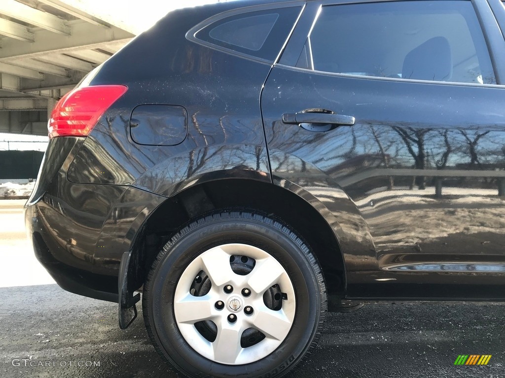 2008 Rogue S AWD - Wicked Black / Gray photo #19
