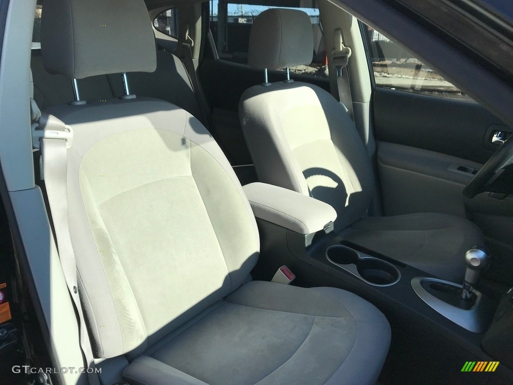 2008 Rogue S AWD - Wicked Black / Gray photo #31