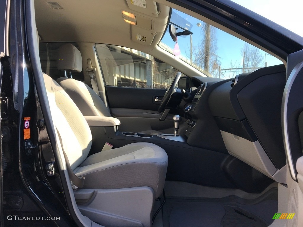 2008 Rogue S AWD - Wicked Black / Gray photo #33