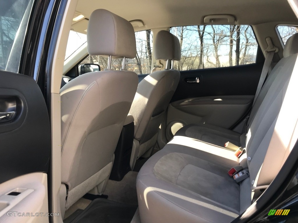 2008 Rogue S AWD - Wicked Black / Gray photo #34