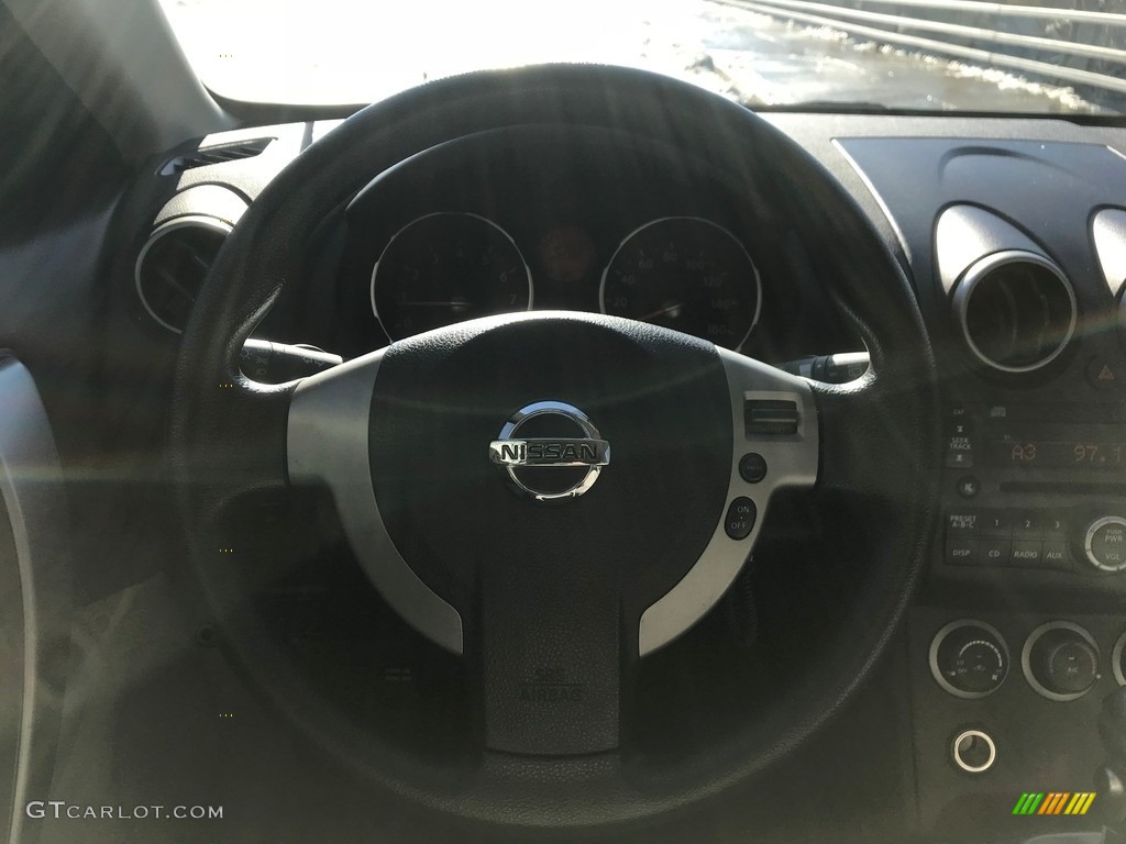 2008 Rogue S AWD - Wicked Black / Gray photo #37
