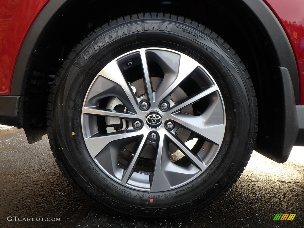 2018 RAV4 XLE AWD - Ruby Flare Pearl / Ash photo #5