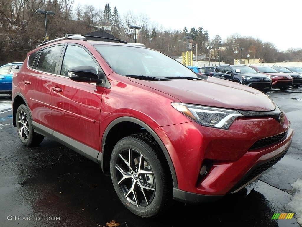 2018 RAV4 SE AWD - Ruby Flare Pearl / Black photo #1