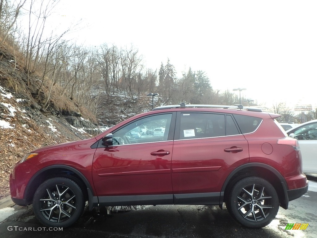 Ruby Flare Pearl 2018 Toyota RAV4 SE AWD Exterior Photo #124839718