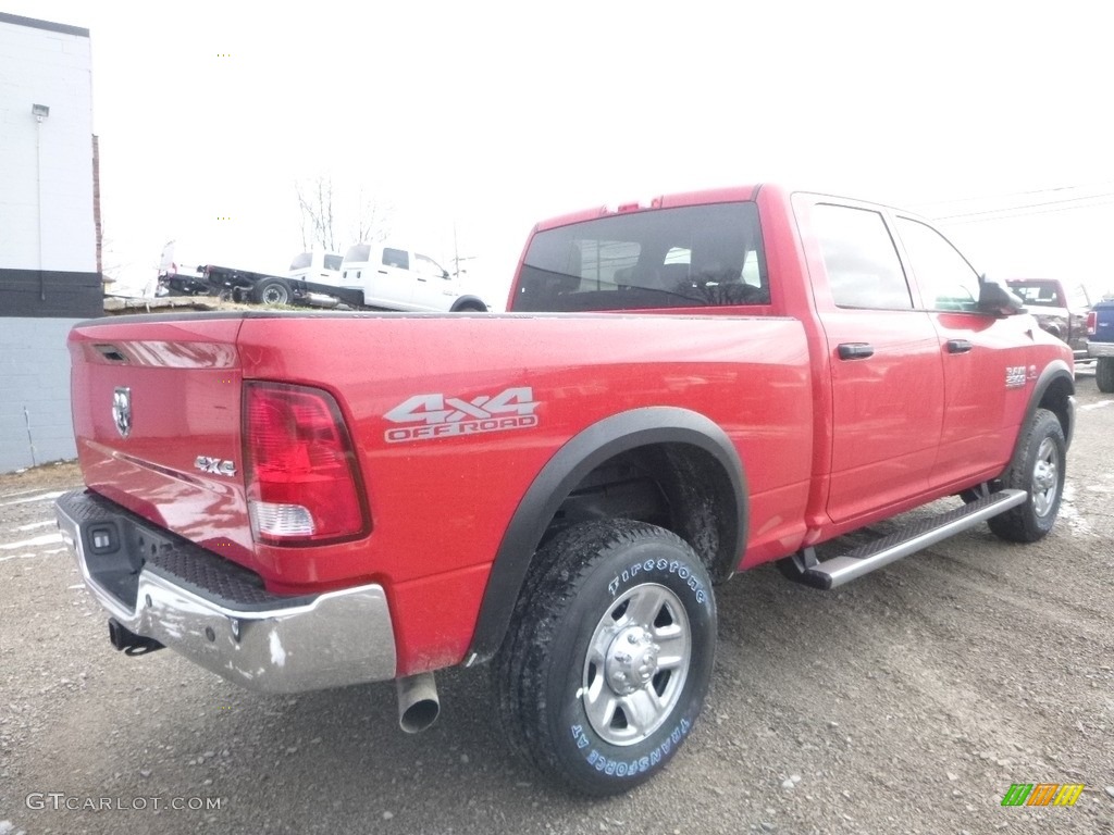 2018 2500 Tradesman Crew Cab 4x4 - Flame Red / Black/Diesel Gray photo #5