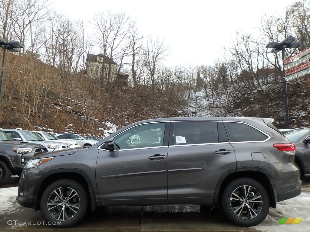 Predawn Gray Mica 2018 Toyota Highlander LE AWD Exterior Photo #124840336