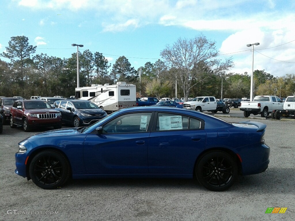 2018 Charger SXT Plus - IndiGo Blue / Black photo #2