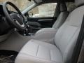 2018 Toyota Highlander Ash Interior Front Seat Photo