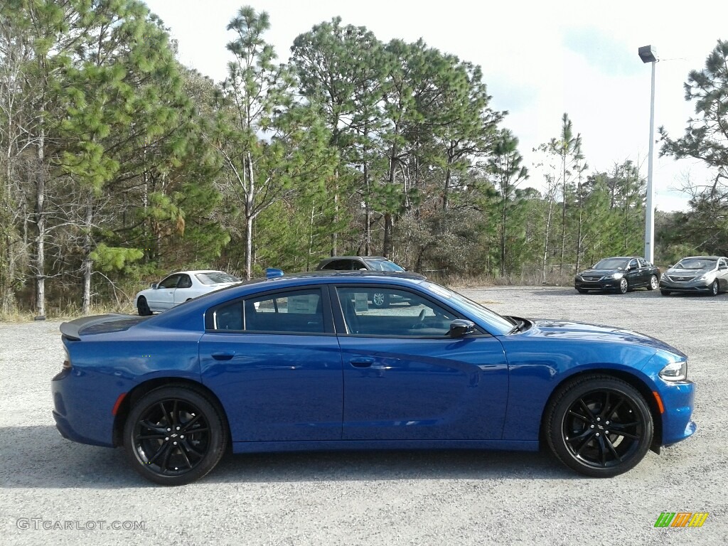 IndiGo Blue 2018 Dodge Charger SXT Plus Exterior Photo #124840453