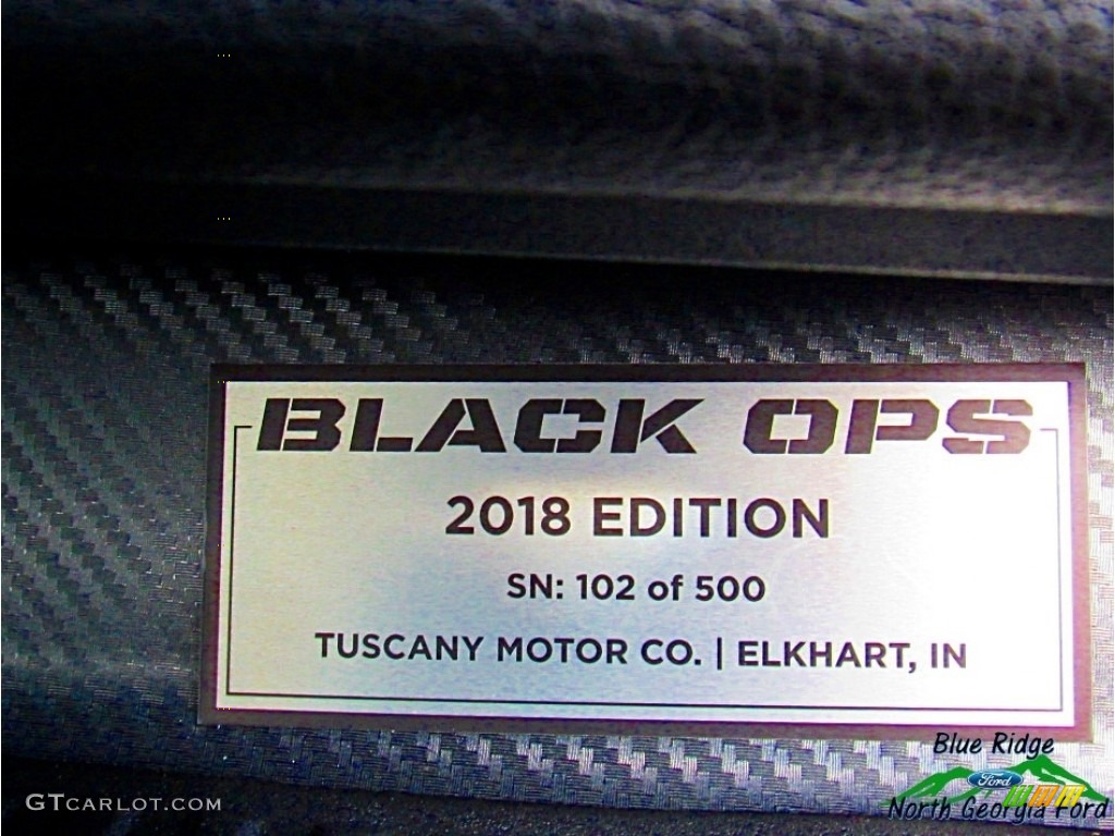 2018 F150 Tuscany Black Ops Edition SuperCrew 4x4 - Shadow Black / Black photo #31