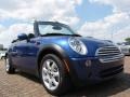 2008 Lightning Blue Metallic Mini Cooper Convertible  photo #7