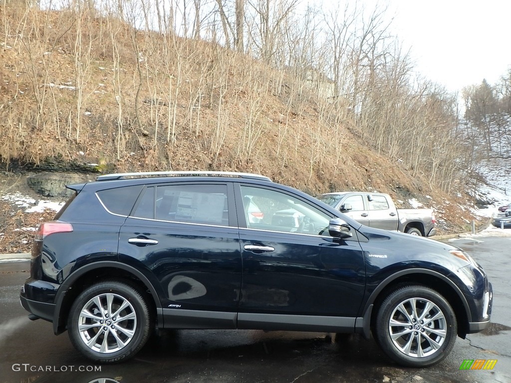 Galactic Aqua Mica 2018 Toyota RAV4 Limited AWD Hybrid Exterior Photo #124840927