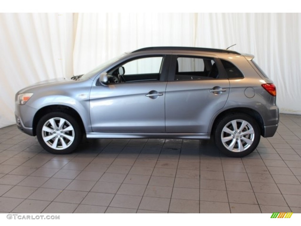 2012 Outlander Sport SE - Mercury Gray Pearl / Black photo #5