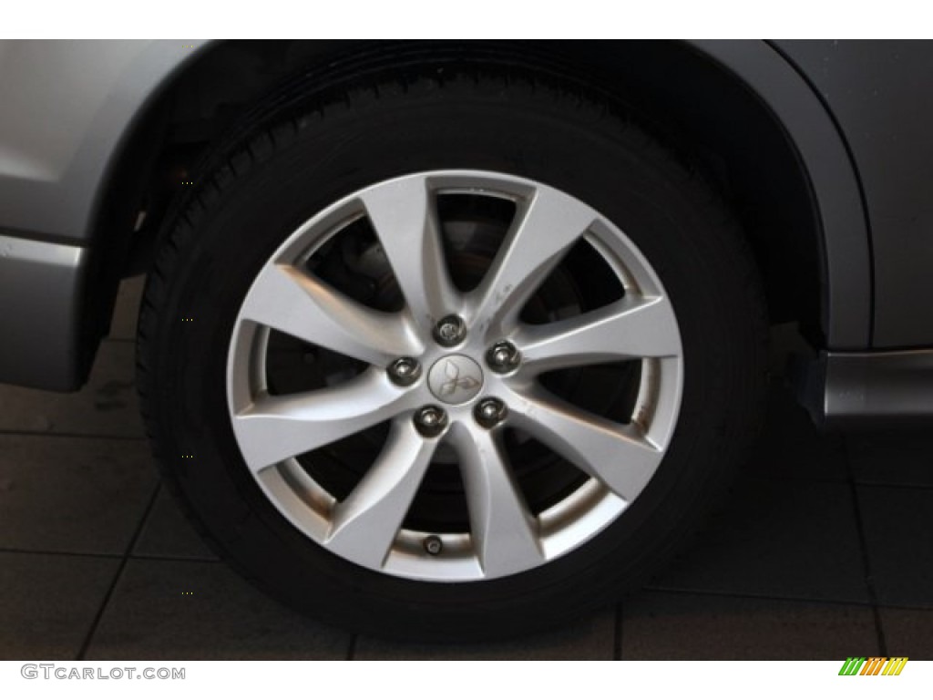 2012 Outlander Sport SE - Mercury Gray Pearl / Black photo #8