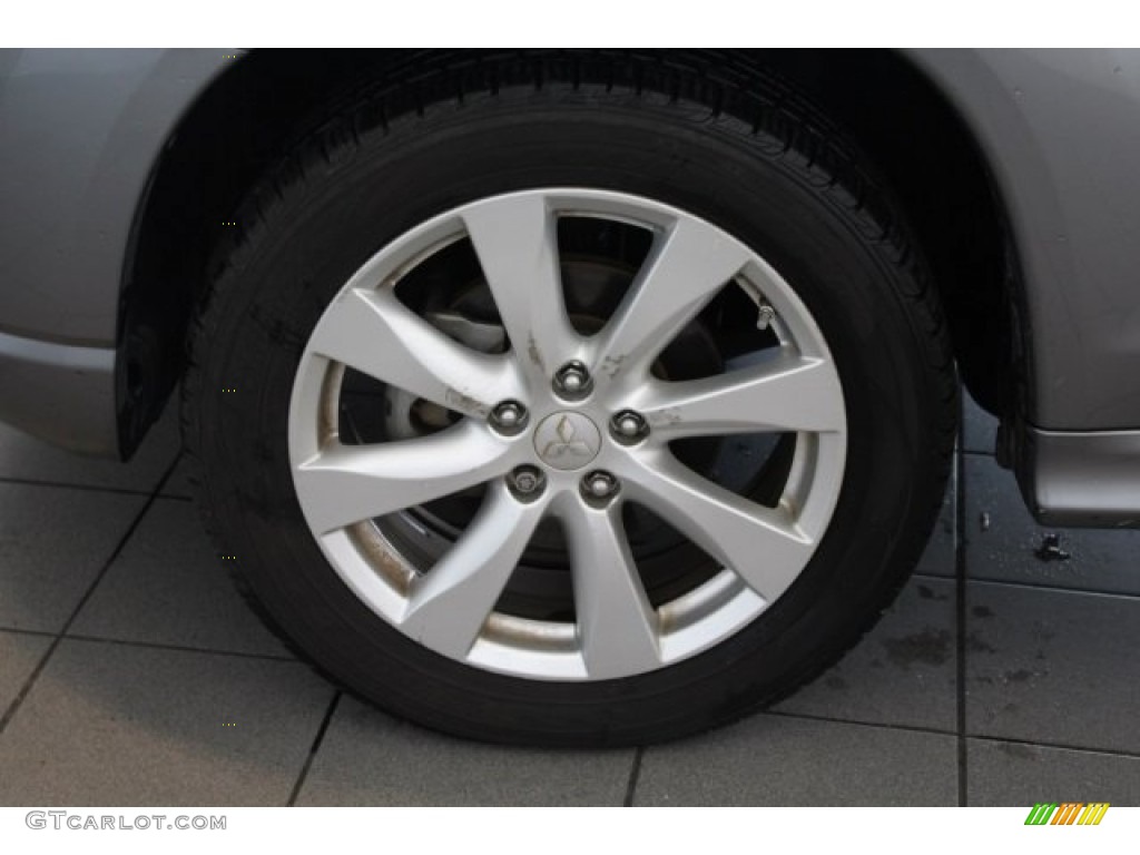 2012 Outlander Sport SE - Mercury Gray Pearl / Black photo #9