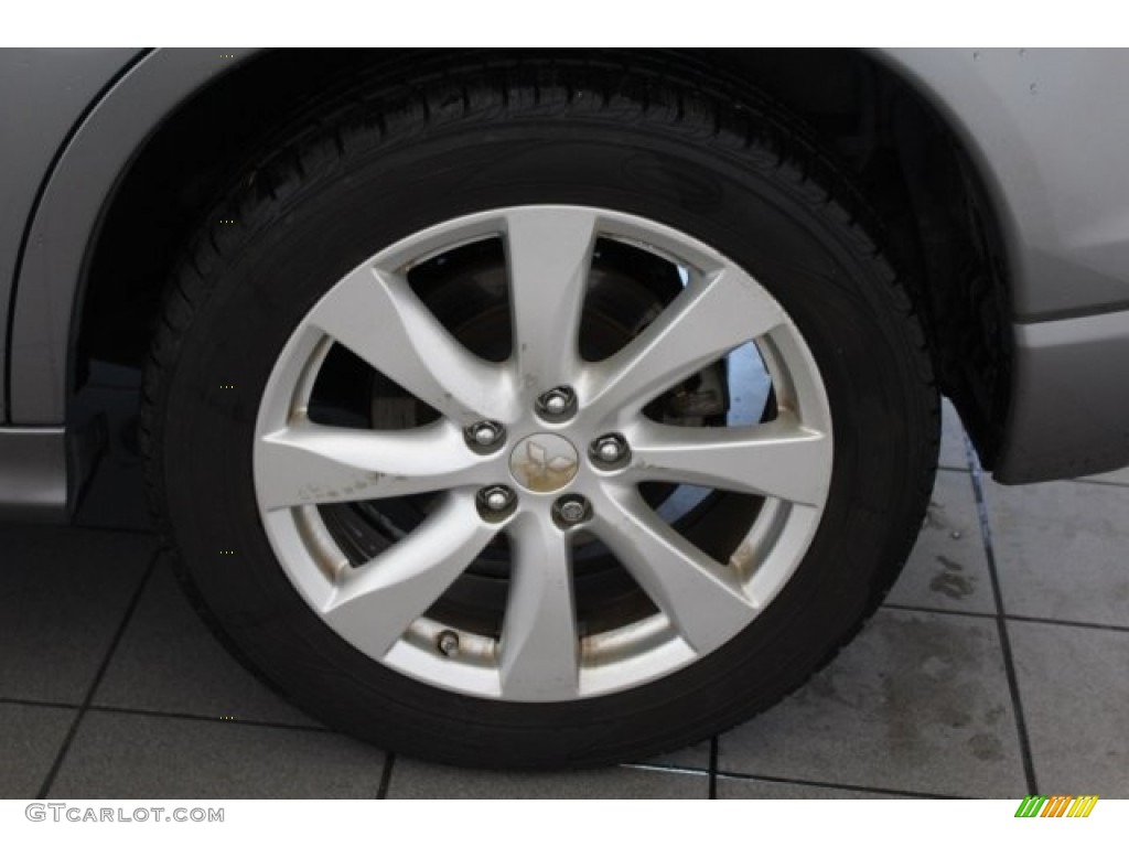 2012 Outlander Sport SE - Mercury Gray Pearl / Black photo #10
