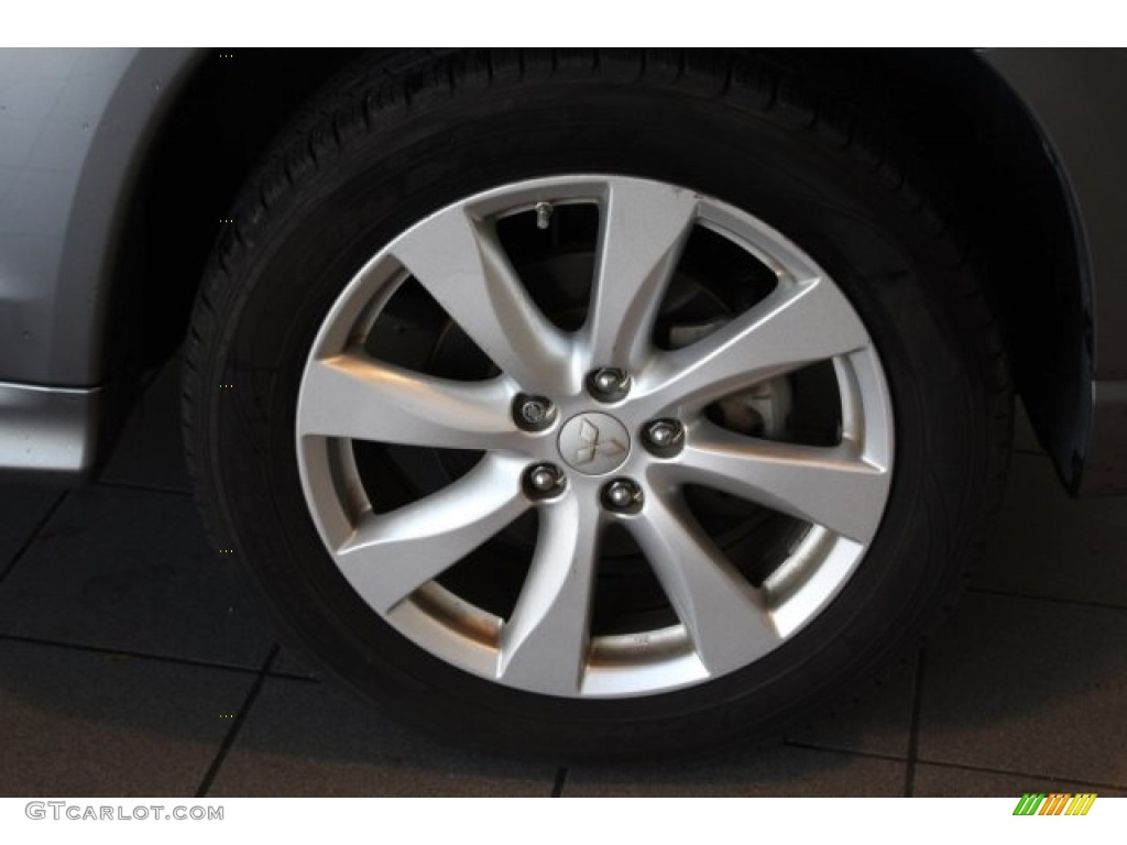2012 Outlander Sport SE - Mercury Gray Pearl / Black photo #11