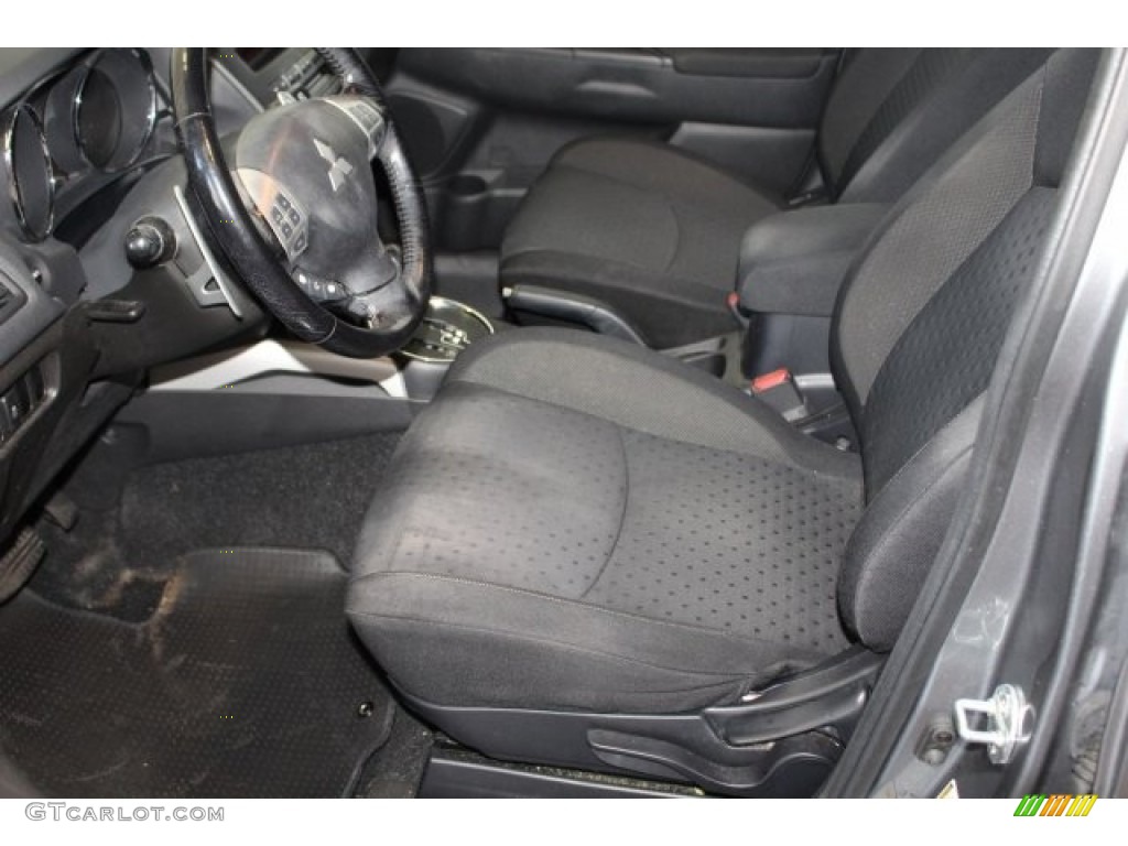 2012 Outlander Sport SE - Mercury Gray Pearl / Black photo #14