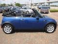 2008 Lightning Blue Metallic Mini Cooper Convertible  photo #14