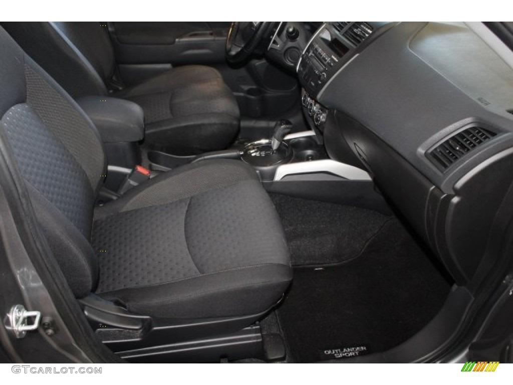 2012 Outlander Sport SE - Mercury Gray Pearl / Black photo #36