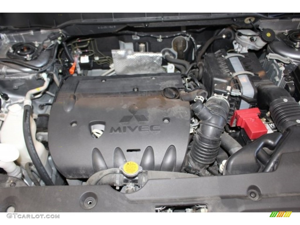 2012 Outlander Sport SE - Mercury Gray Pearl / Black photo #37