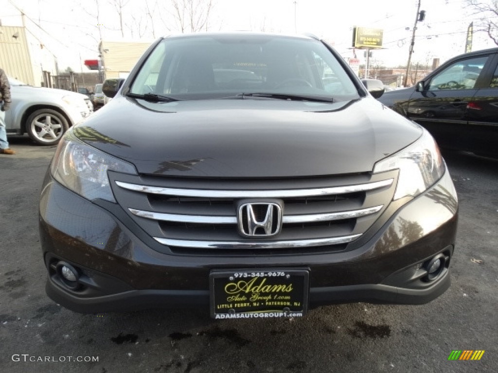 2014 CR-V EX-L AWD - Urban Titanium Metallic / Black photo #2