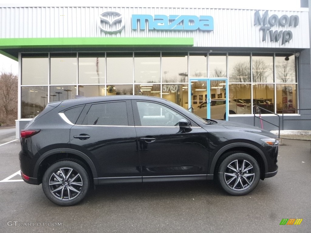 2018 CX-5 Grand Touring AWD - Jet Black Mica / Black photo #1