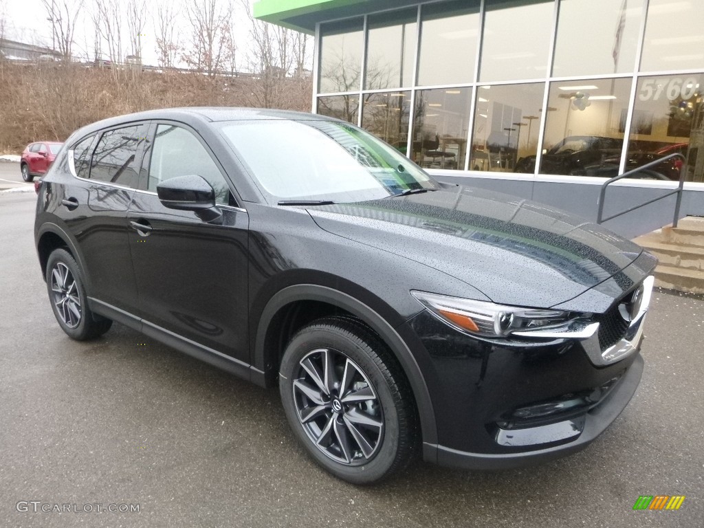 Jet Black Mica 2018 Mazda CX-5 Grand Touring AWD Exterior Photo #124843773