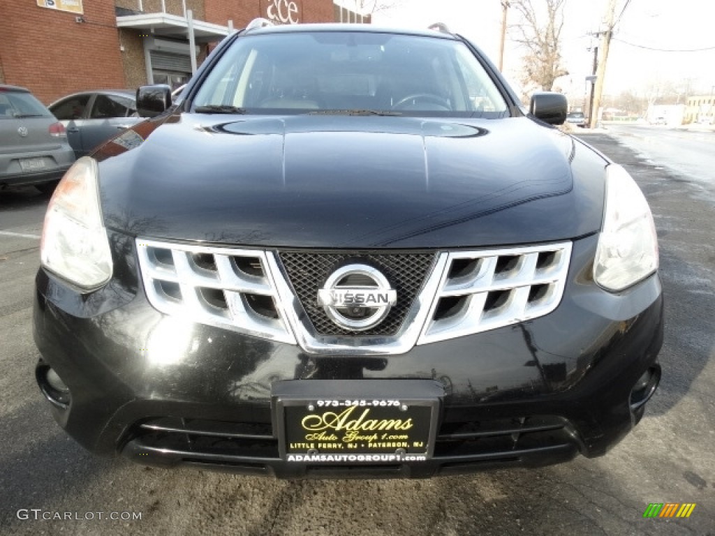 2012 Rogue SV AWD - Black Amethyst / Black photo #2
