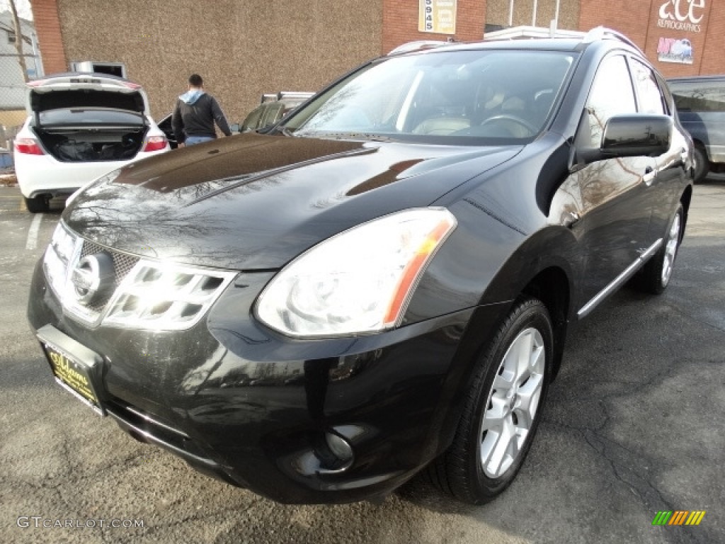 2012 Rogue SV AWD - Black Amethyst / Black photo #3