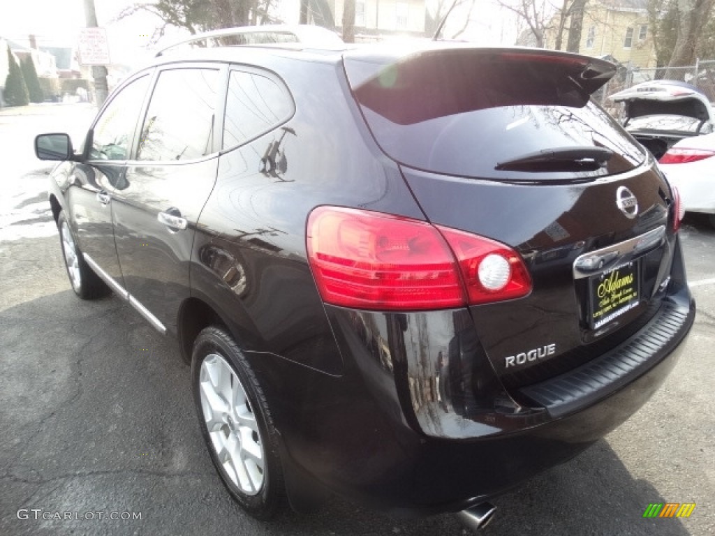 2012 Rogue SV AWD - Black Amethyst / Black photo #5