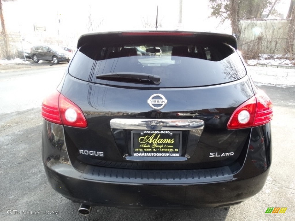2012 Rogue SV AWD - Black Amethyst / Black photo #6
