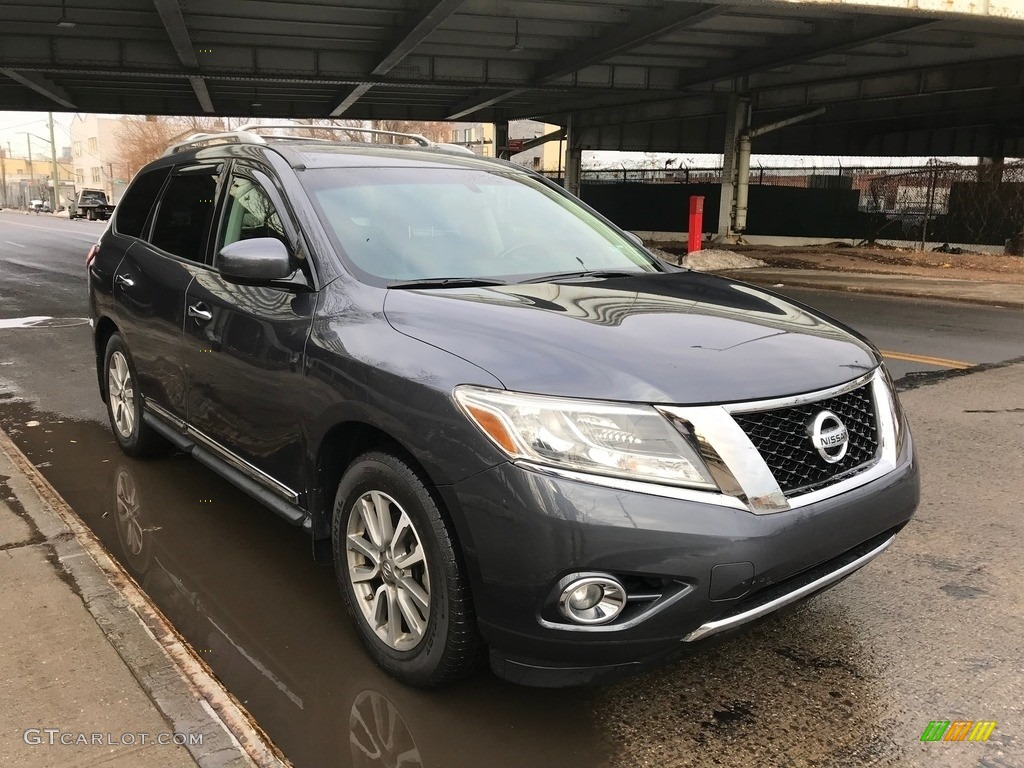 2013 Pathfinder SL 4x4 - Arctic Blue Metallic / Charcoal photo #2