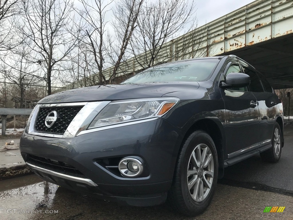 2013 Pathfinder SL 4x4 - Arctic Blue Metallic / Charcoal photo #3