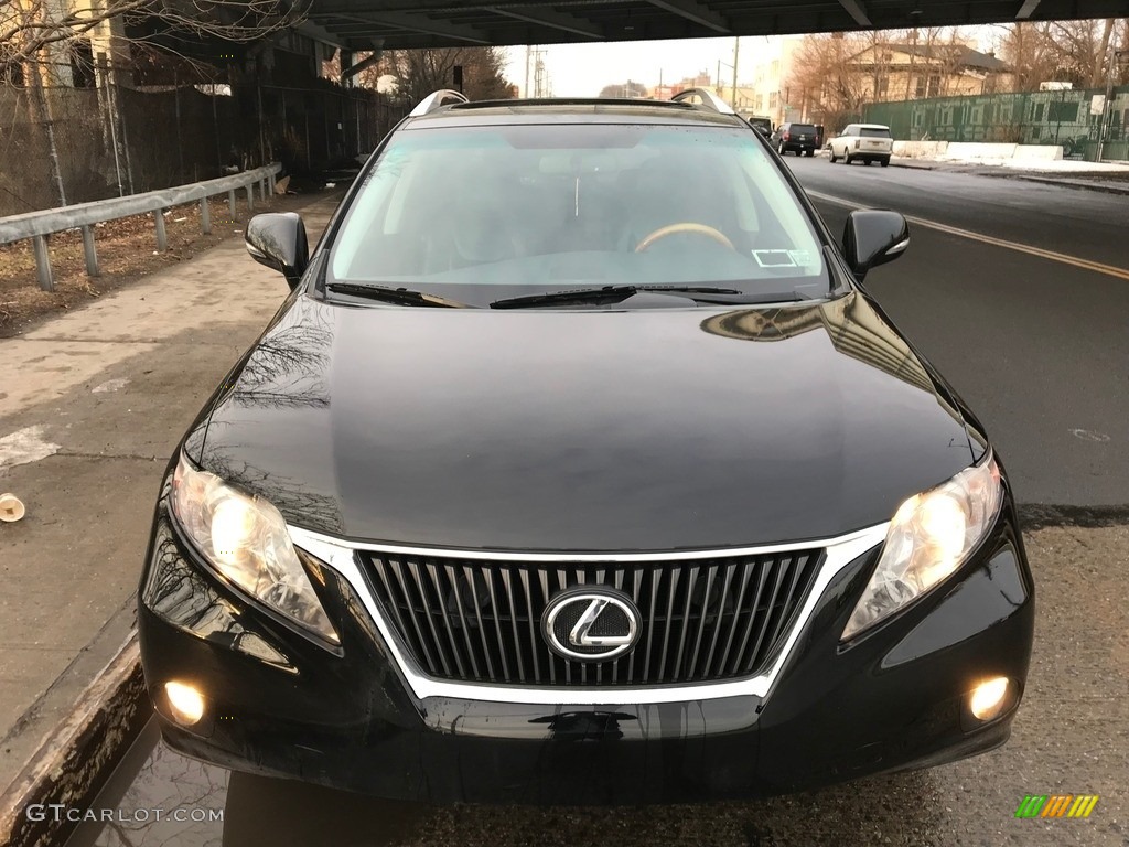 2010 RX 350 AWD - Black Sapphire Pearl / Black/Brown Walnut photo #5