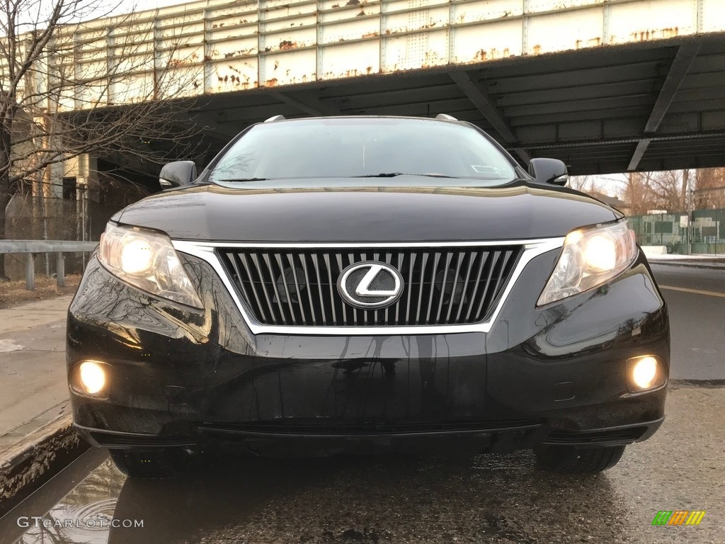 2010 RX 350 AWD - Black Sapphire Pearl / Black/Brown Walnut photo #6