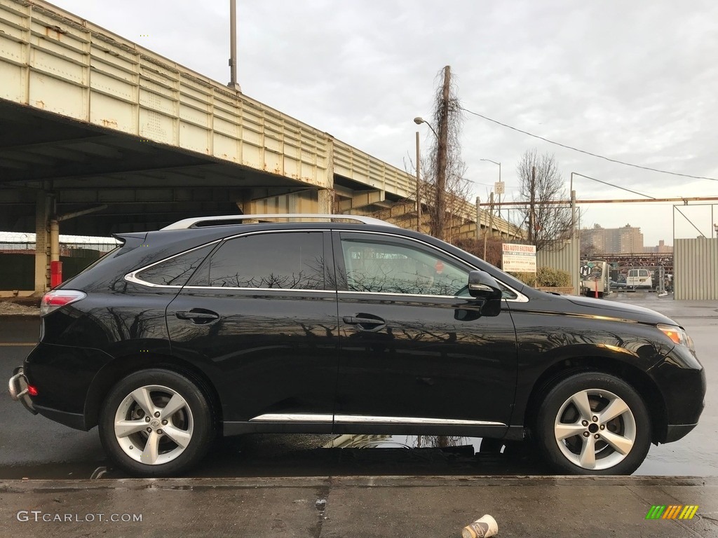 2010 RX 350 AWD - Black Sapphire Pearl / Black/Brown Walnut photo #7